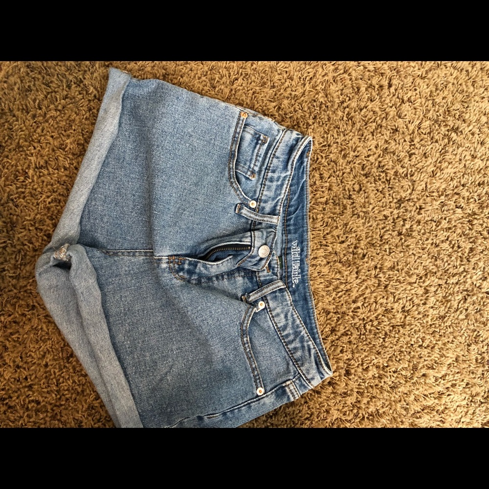 High waisted shorts